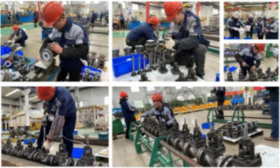 明江阀业首届装配技能大赛圆满落幕 以赛促技，安全先行